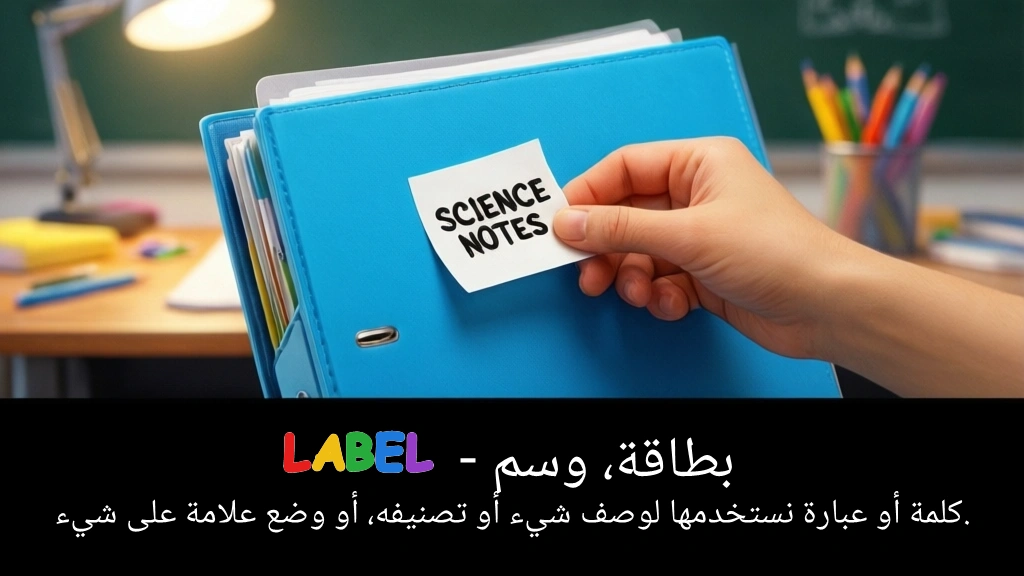 Arabic Illustration for label